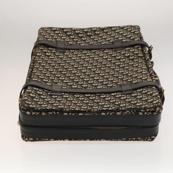 DIOR Trotter Canvas Trunk Navy Gold - Picture 4 of 12